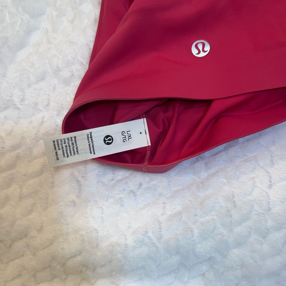 Lululemon FlexyFlex Strappy Yoga Bra | Size L/XL D-DDD | Raspberry Coulis | NWT - Picture 9 of 10